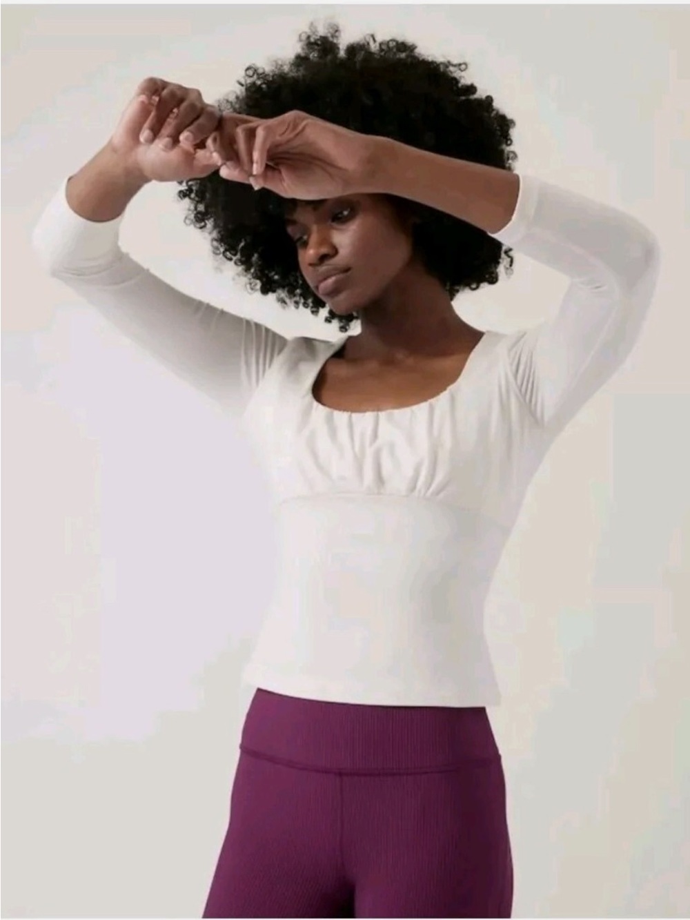 Athleta Shanti Scoop Top
